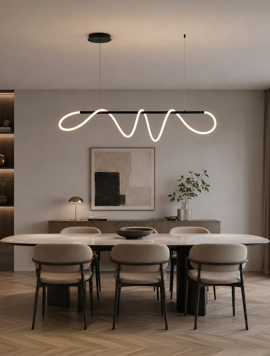 Lustră LED 20006PM-BK BALBO 45W 3000-6000K black ZUMALINE 2