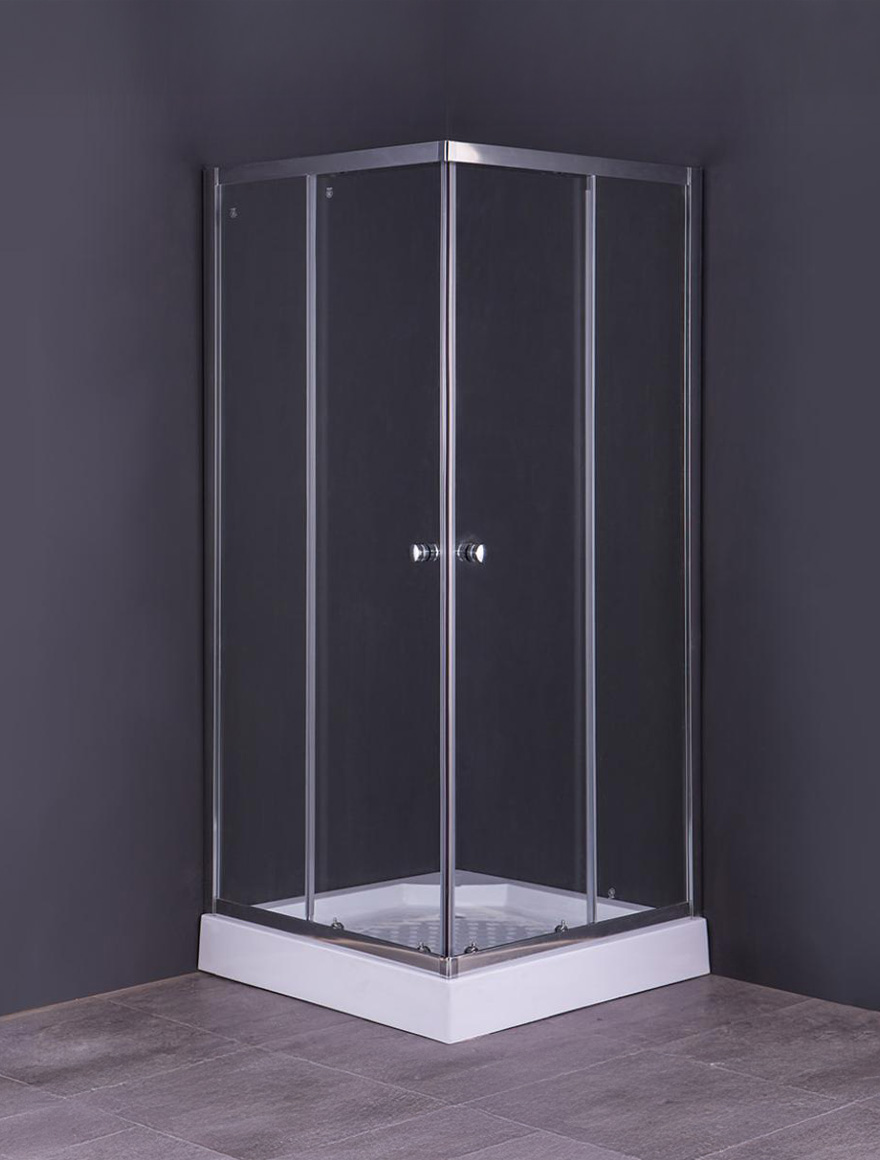 114395 Cabină duș 900x900x1950/130 4mm pătrată Irma LiniaH2O