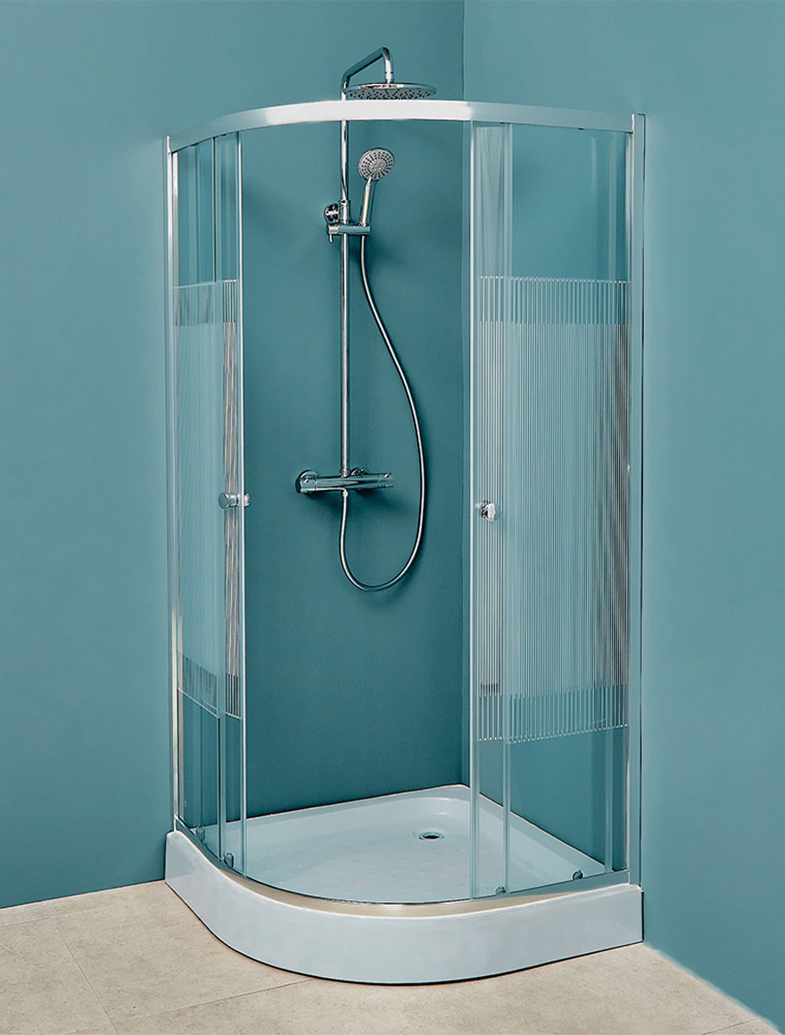 114393 Cabină duș 900x900x1950/130 4mm Malta LiniaH2O