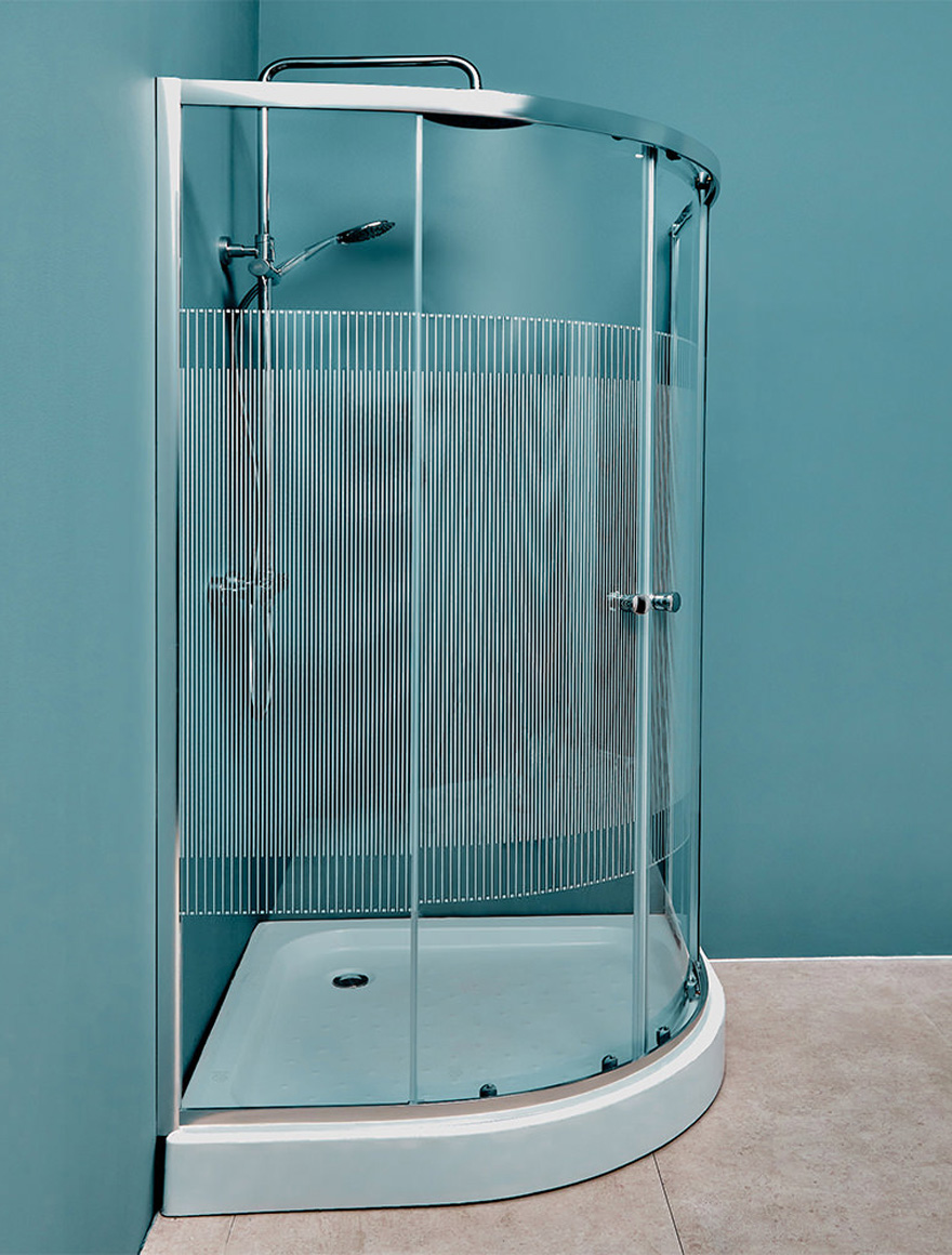 114393 Cabină duș 900x900x1950/130 4mm Malta LiniaH2O