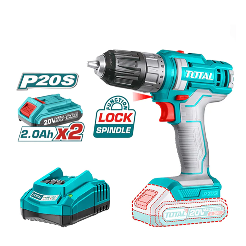 Mașină de găurit/înșurubat cu acumulator 20V 2Ah TDLI200528