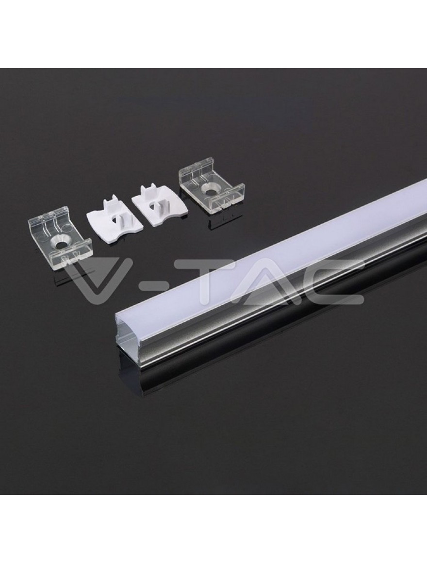 Profil bandă LED cu dispersor 17.2x15.5mm 2M alb V-TAC