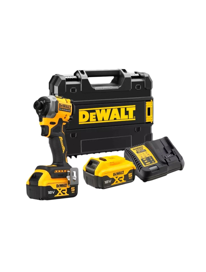 * Mașină de înșurubat cu impact cu ac-tor DeWALT DCF850P2T  XR BL Li-Ion 18V 2x5.0Ah 3VIT