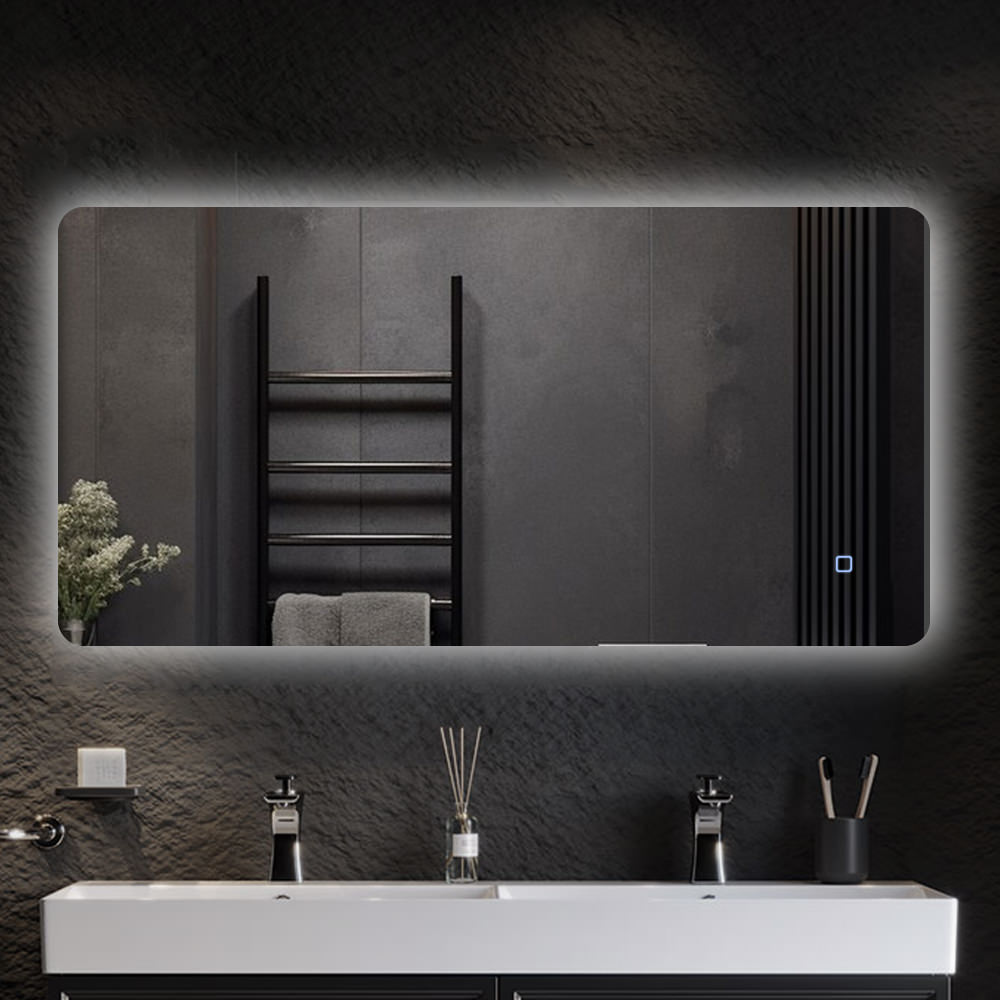 115272 Oglindă Bayro Moon 1200x600 LED touch neutru