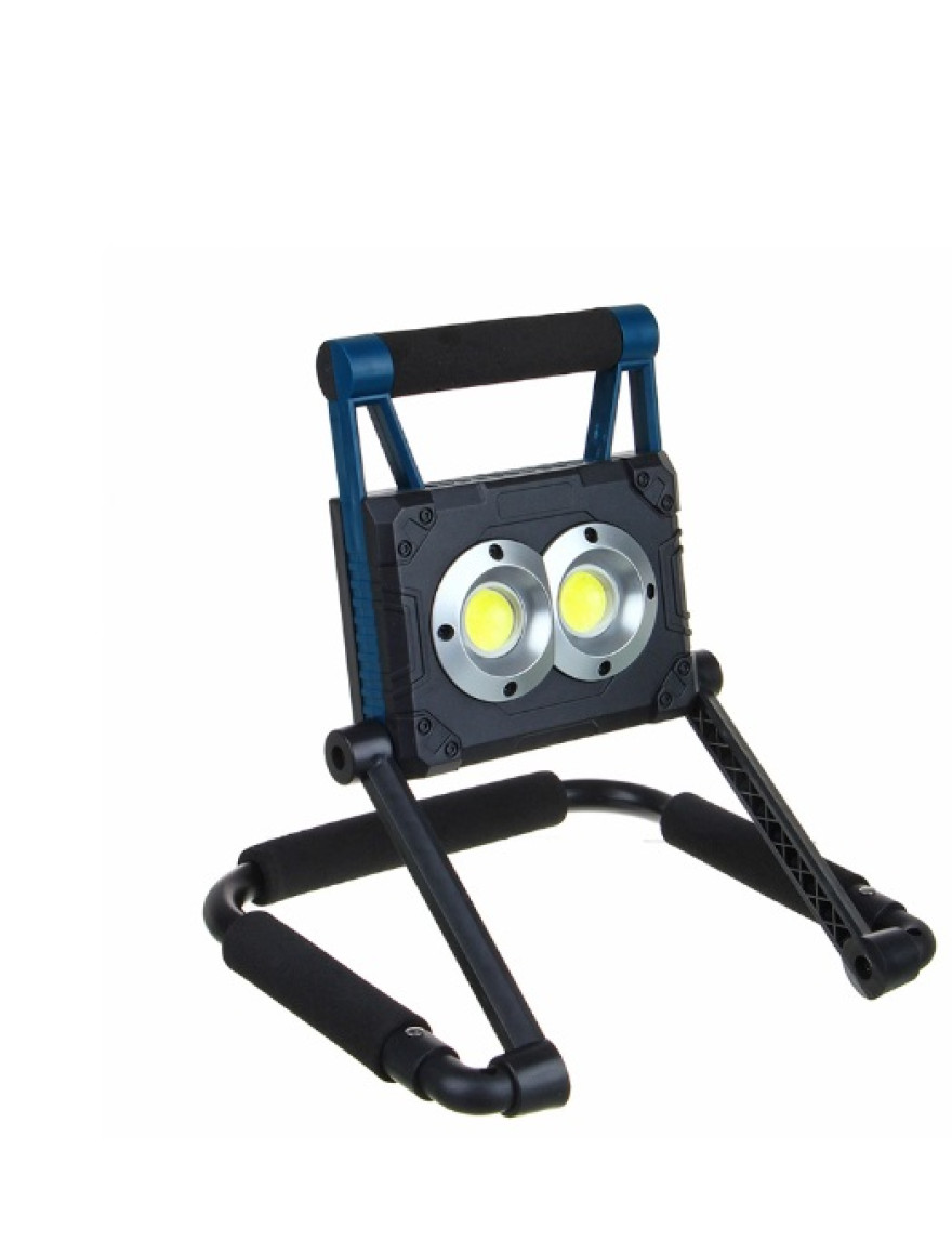 * Proiector COB LED reînc. 20W 1700LM 6000mAh 150x69x103mm ABS+PS