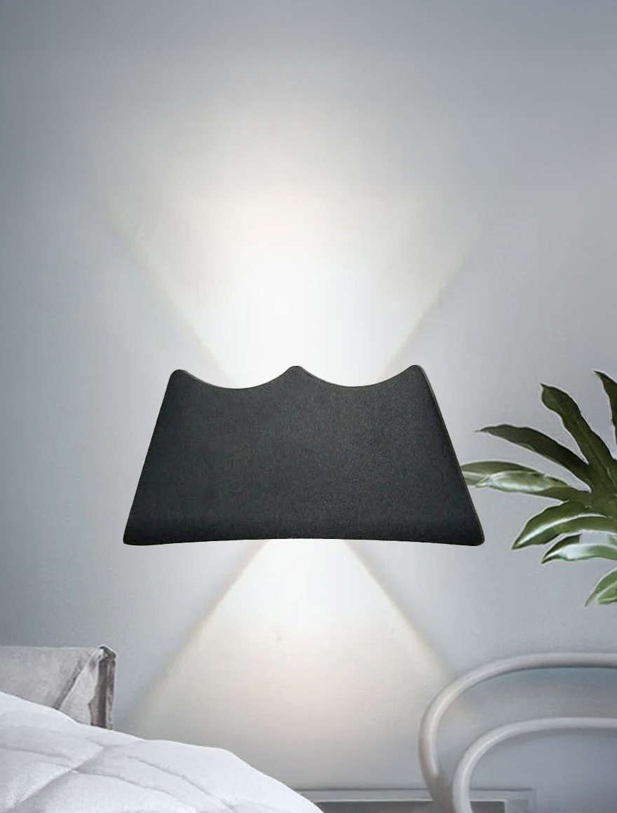 Светодиодный садовый светильник BAT-6 6 Вт 4200K IP54 черный HOROZ