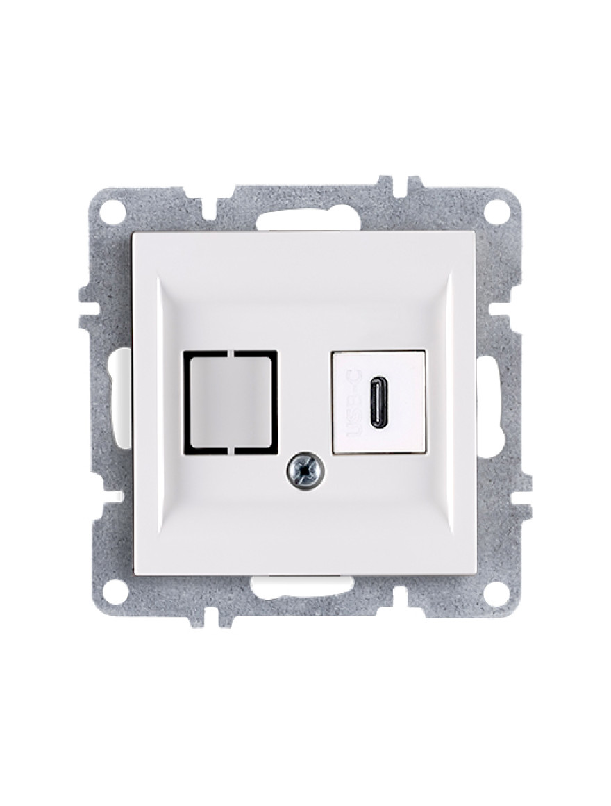 Priză Type C albă Karen Arvia