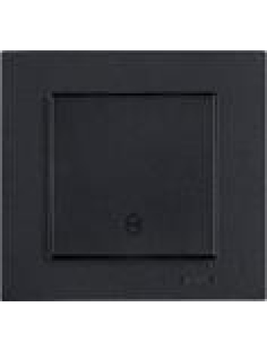 Întrerupător unitar cap-scară 10A negru metalic Karen Arvia