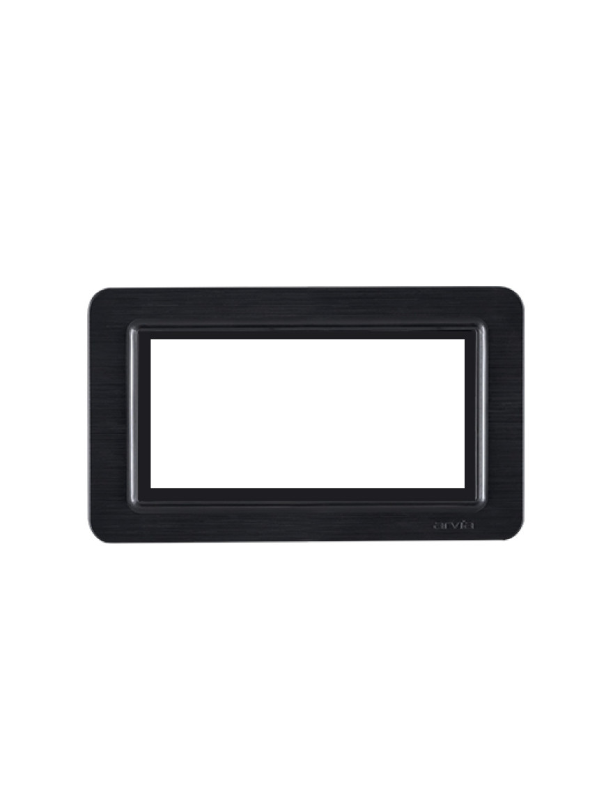 Ramă pentu priză dublă neagră Lavin Arvia