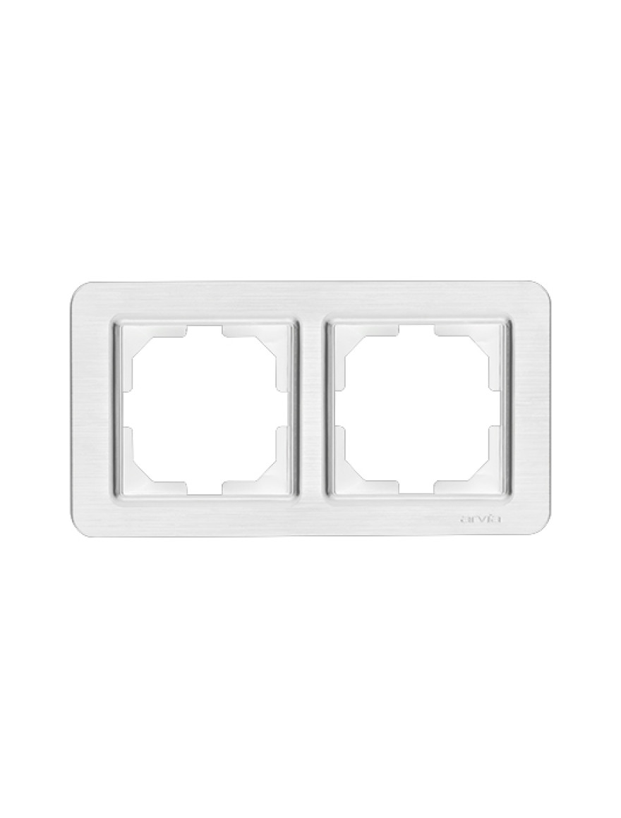 Ramă 2 loc albă mat Lavin Arvia