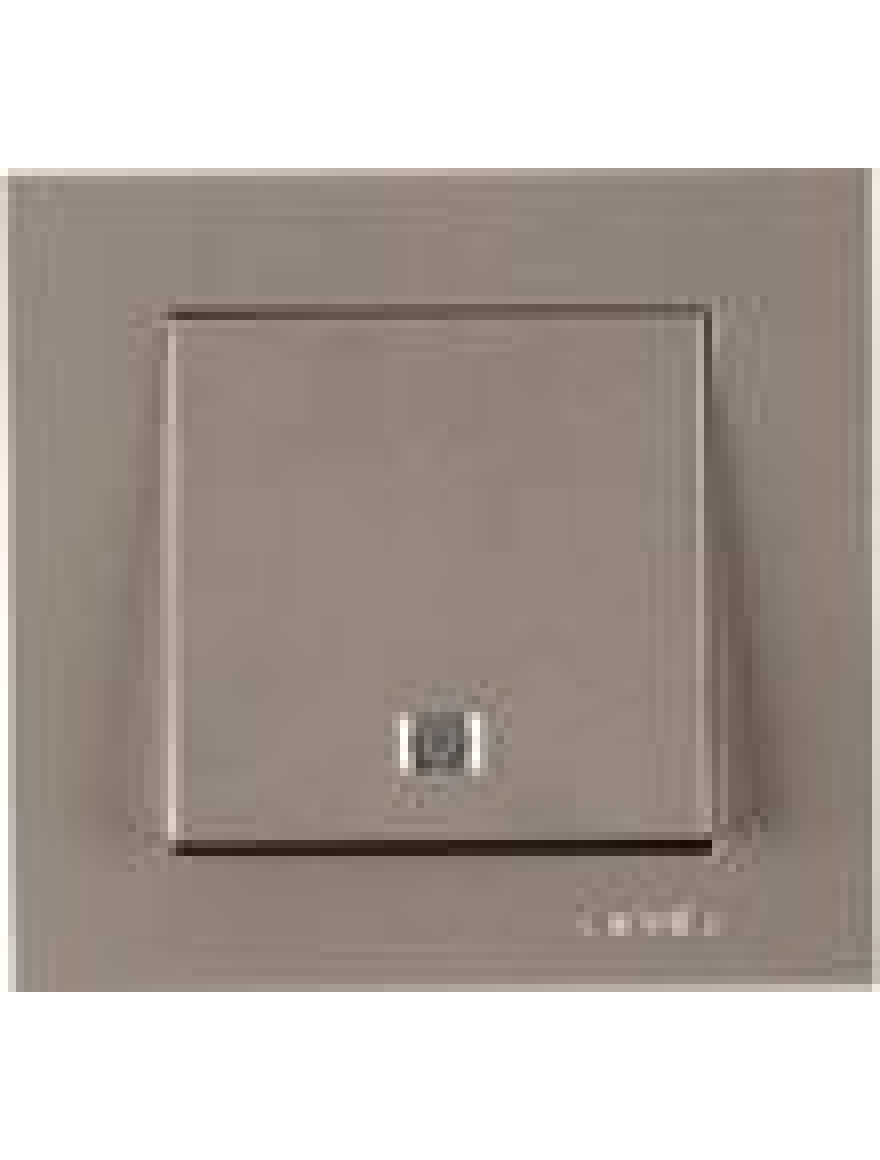 Întrerupător unitar cu indicator 10A titan Karen Arvia