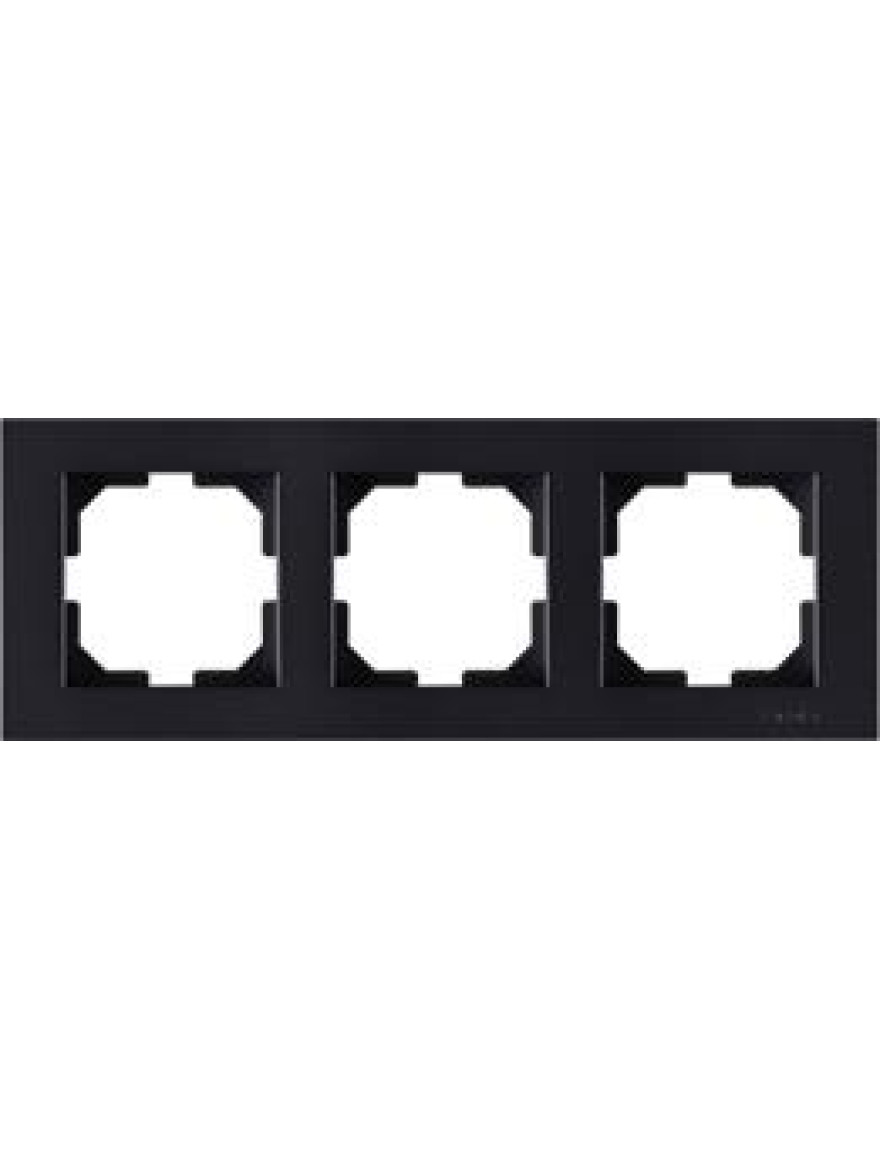 Ramă 3 loc neagră Karen Arvia