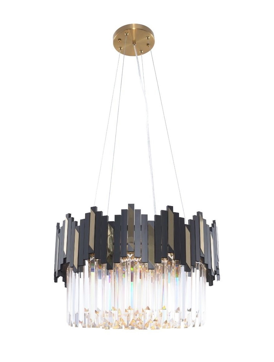 Люстра 2200018M ROTTA 6*E14 макс. 40 Вт, черно-золотая, ZUMALINE