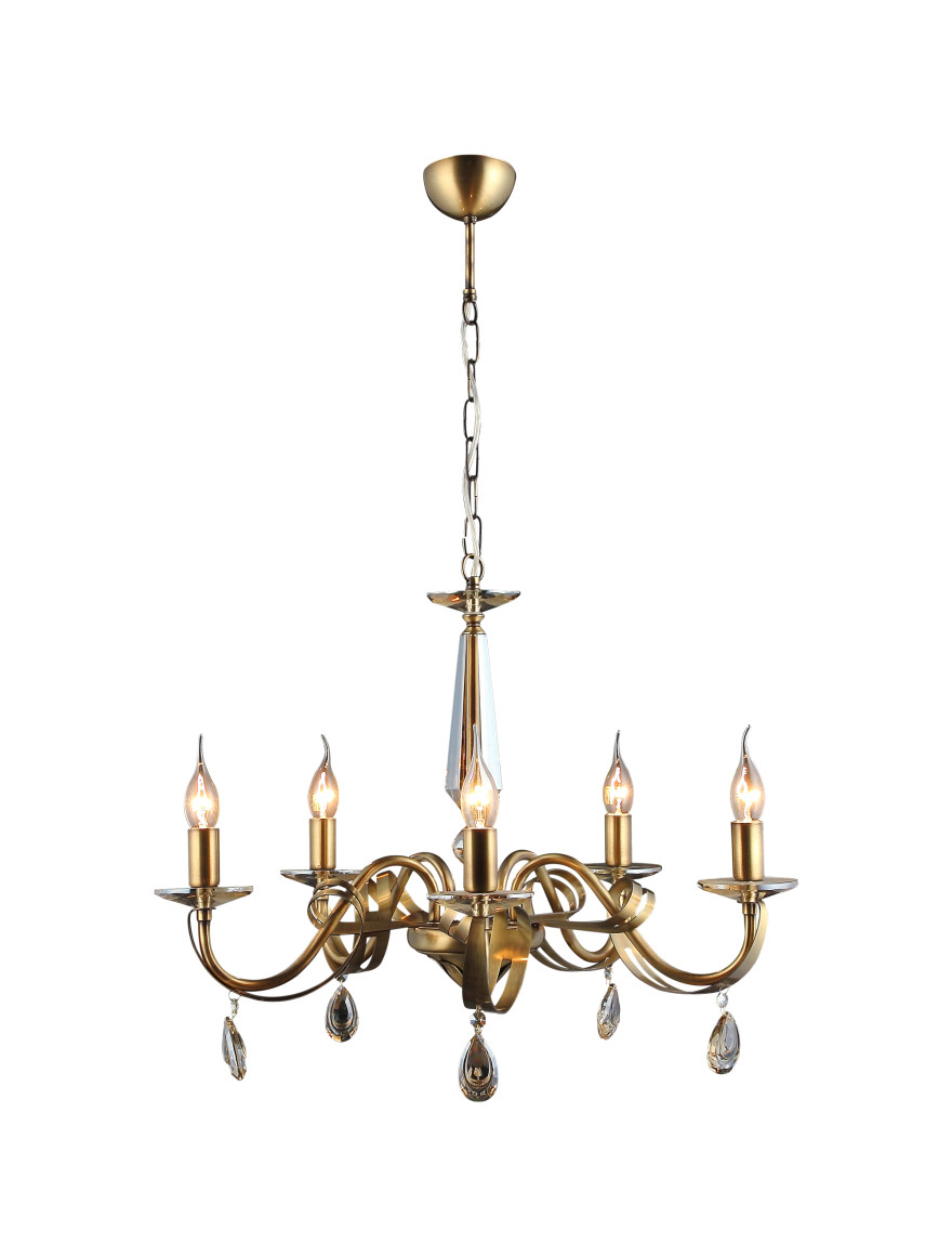 Lustră CASTRO 5xE14 max 5x20W antique LUCEA