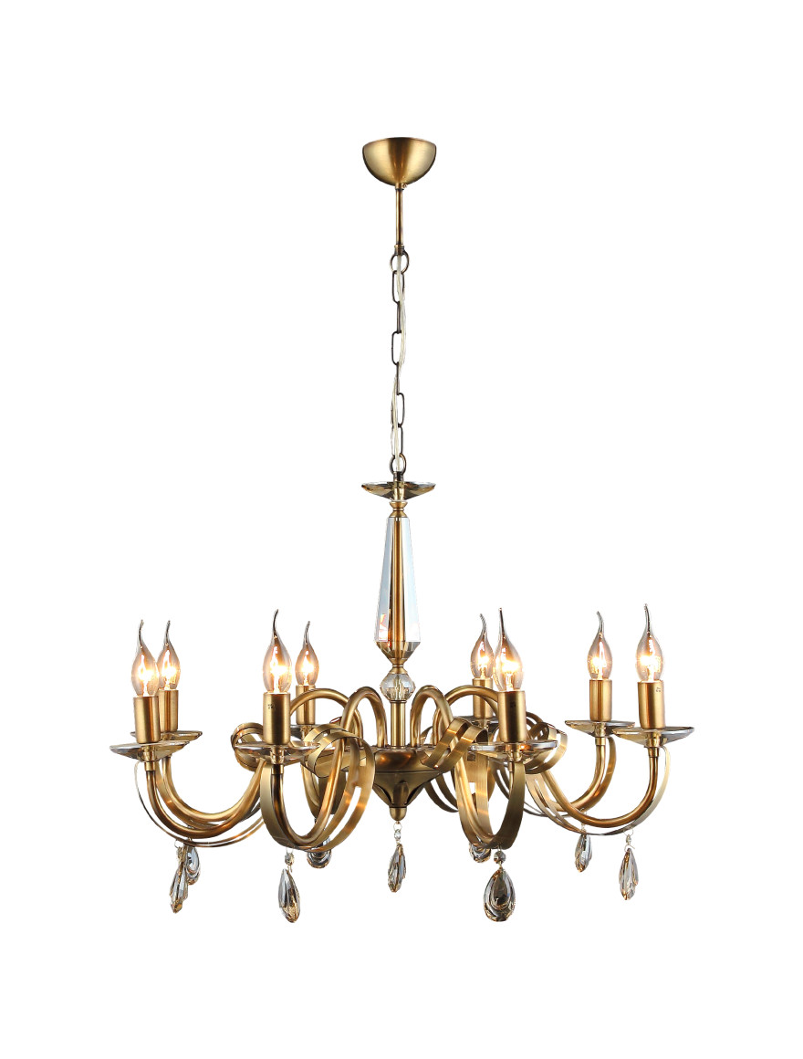 Lustra CASTRO 8xE14 max 8x40W antique LUCEA