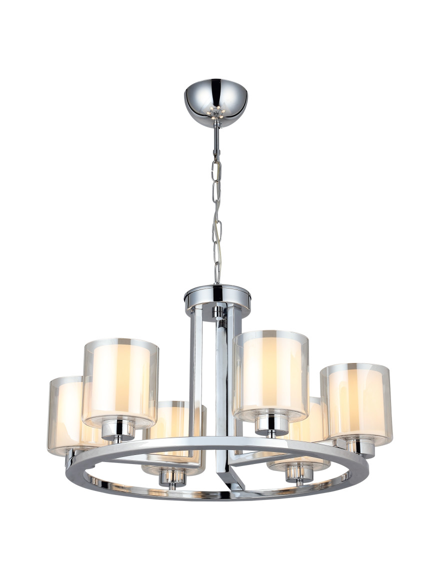 * Lustră VODA 6xE27 max 6x40W chrome LUCEA