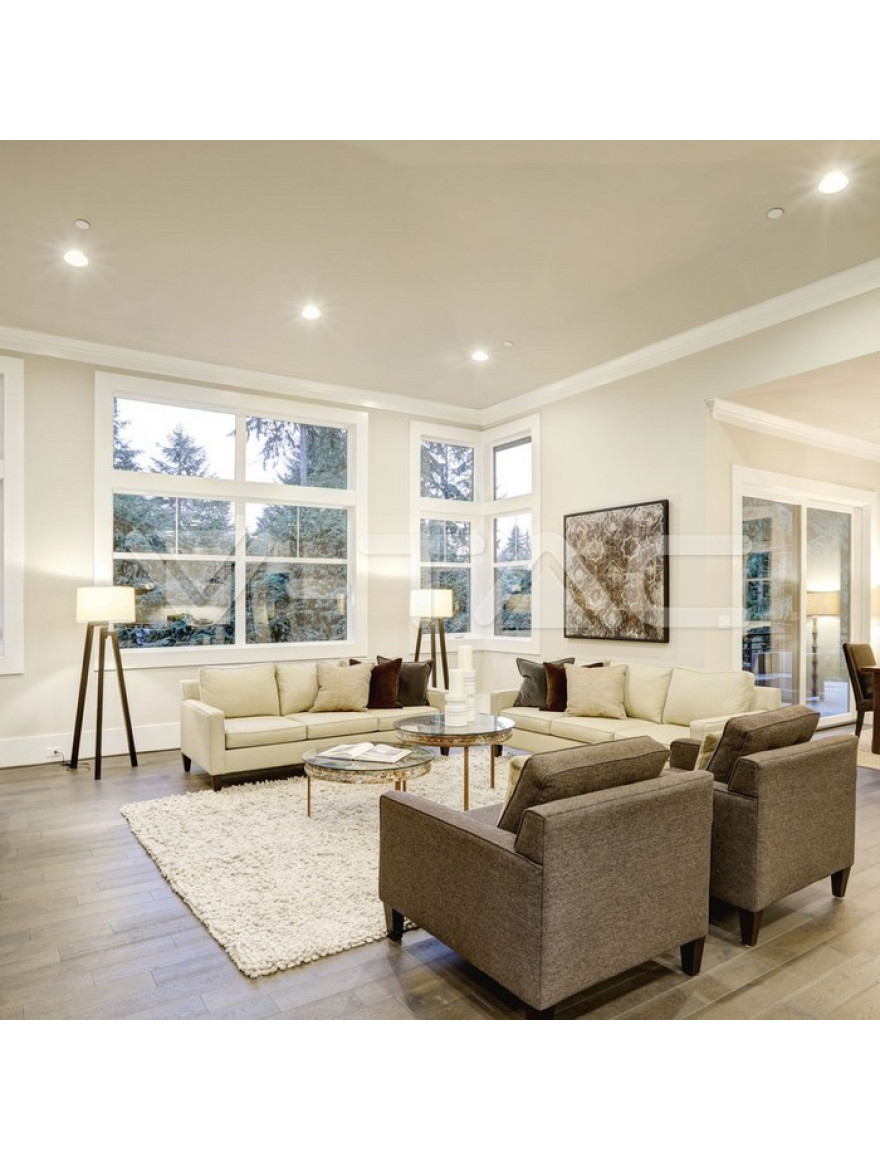 Spot încorporat 1xGU10 D100 H30 gips max 10W rotund alb V-TAC