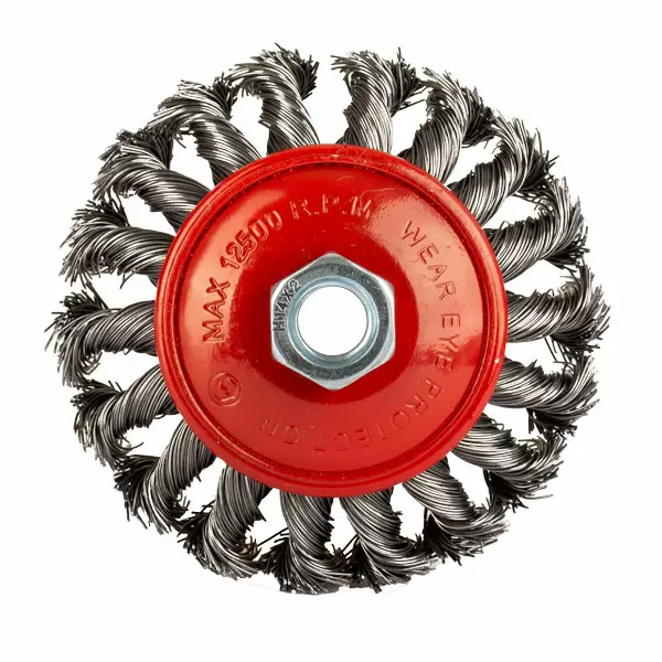 384177 Perie rotundă 115mm rasucit Profmet