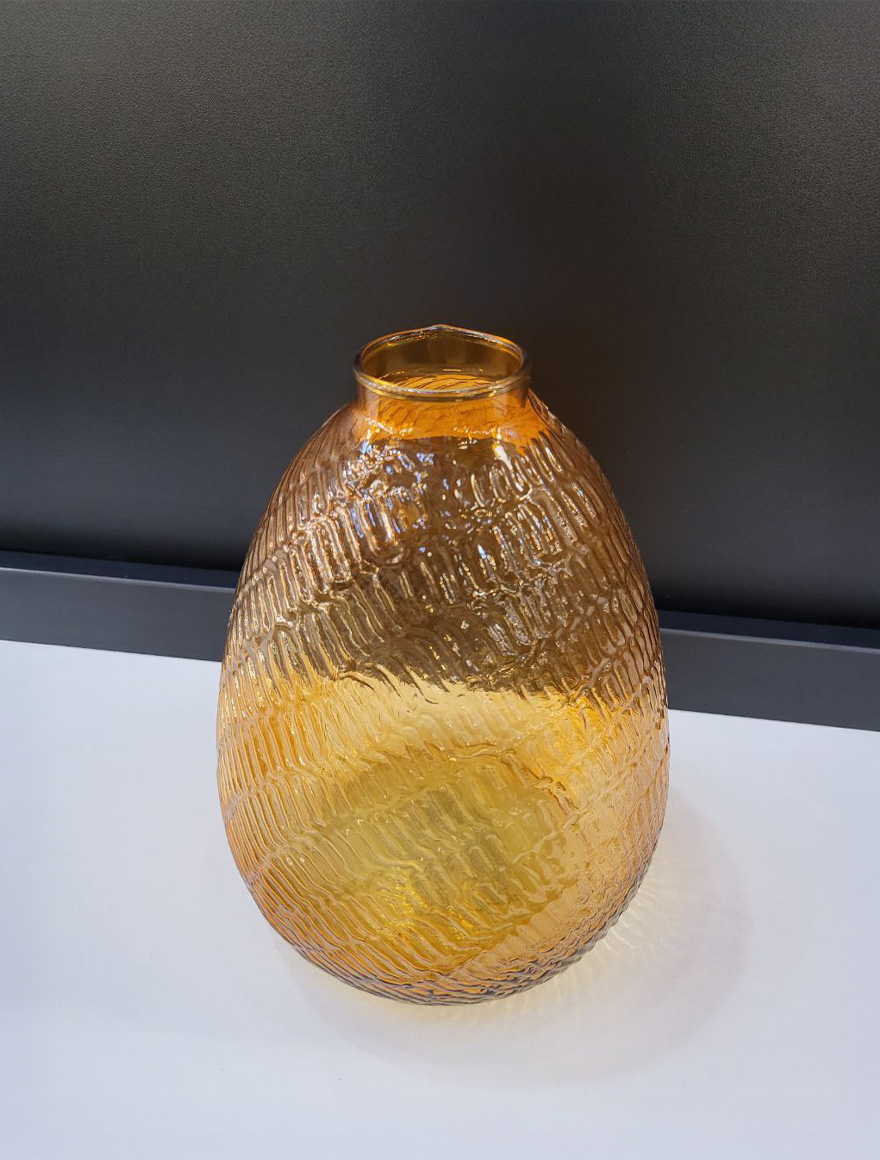 Vază din sticlă Corbel H22cm, D16cm