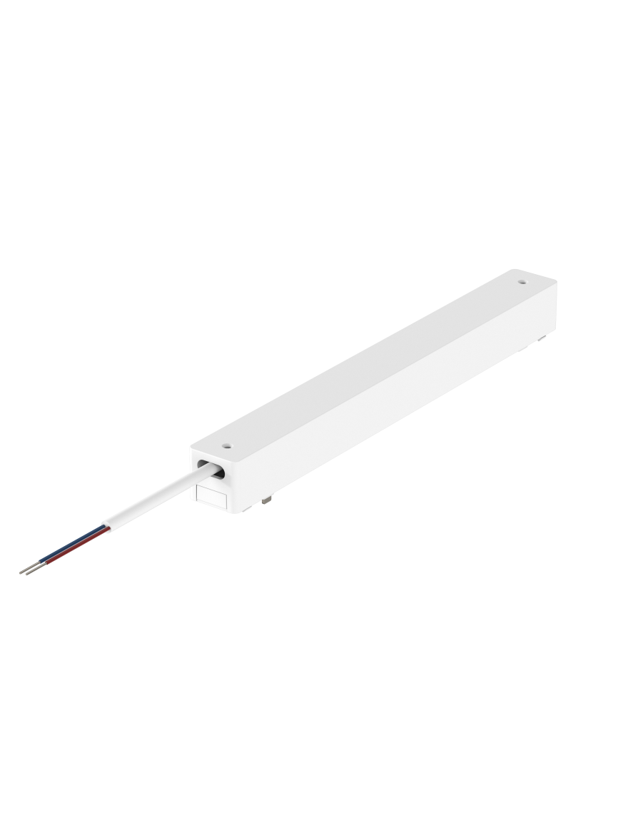 Driver p/u șină magnetică aplicată și încorporată Ultra Thin 48V 200W alb