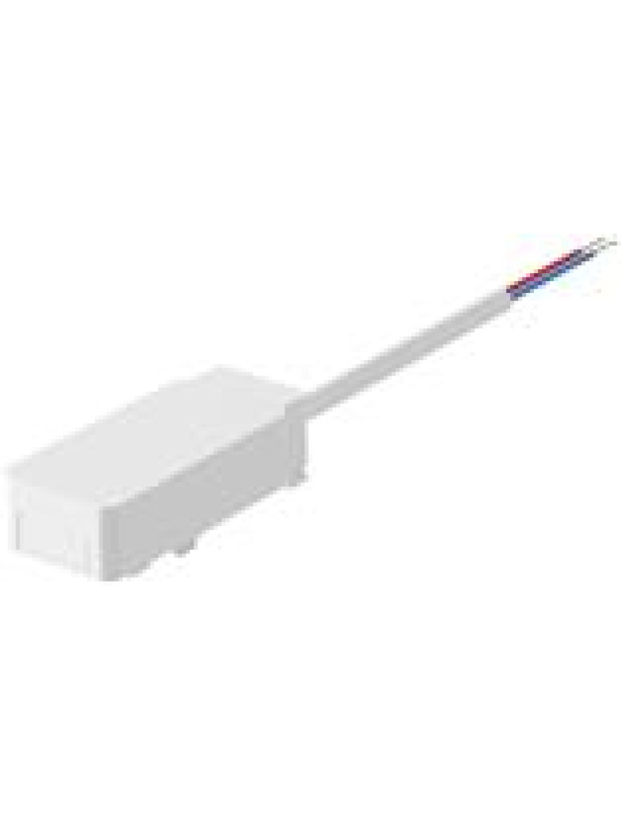 Conector de alimentare p/u șină magnetică aplicată și încorporată Ultra Thin ALB
