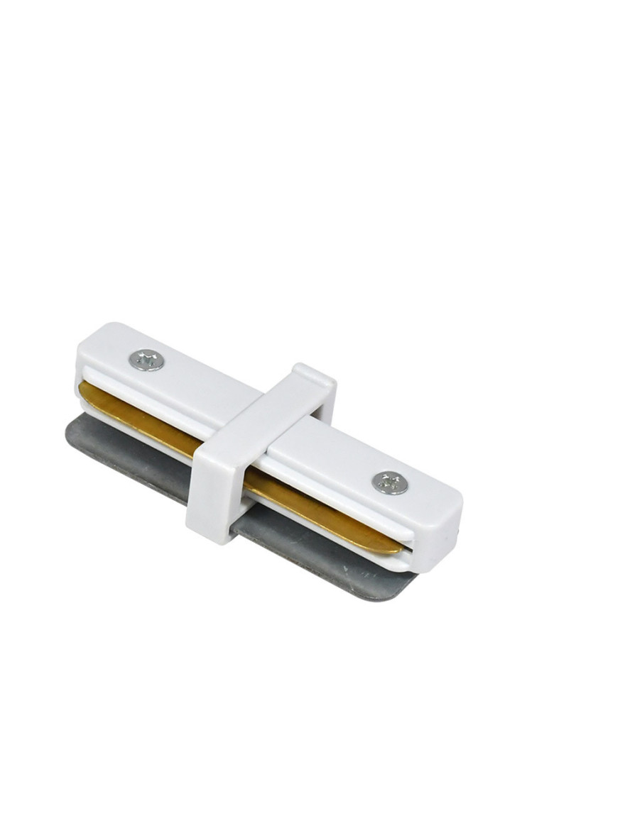 Conector tip I p/u șină track 220V ALB