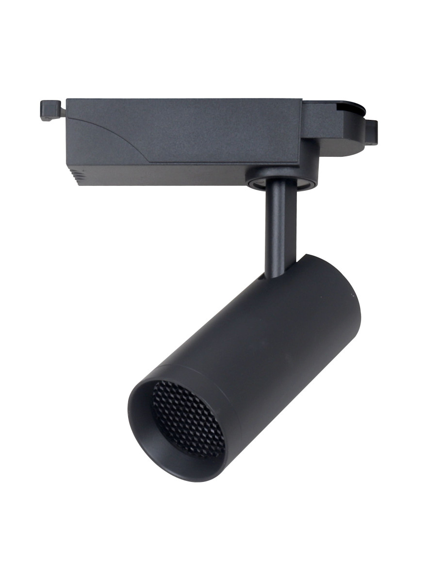 Proiector cu grilă pentru șină track 20W 4000K 220V negru