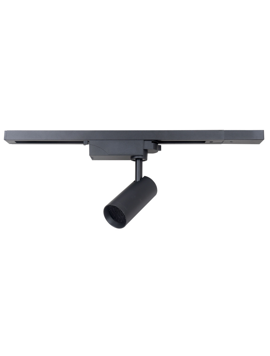Proiector cu grilă pentru șină track 20W 6000K 220V negru