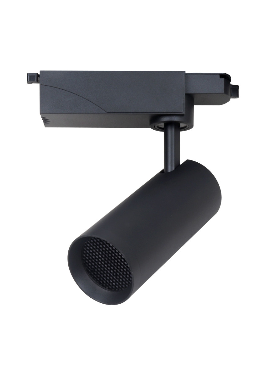 Proiector cu grilă pentru șină track 15W 4000K 220V negru
