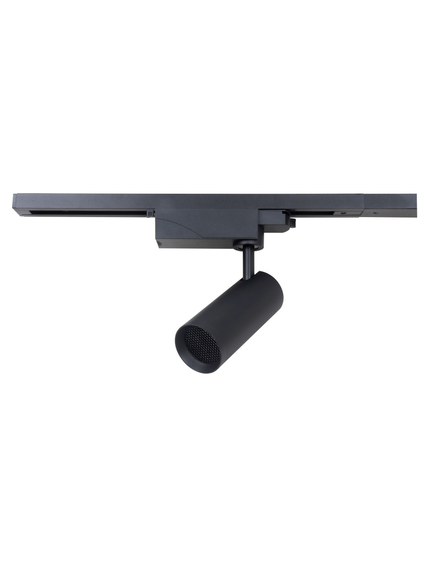 Proiector cu grilă pentru șină track 15W 6000K 220V negru
