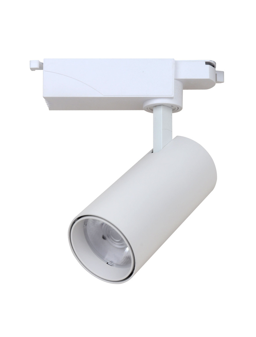 Proiector pentru șină track 30W 6000K 220V alb