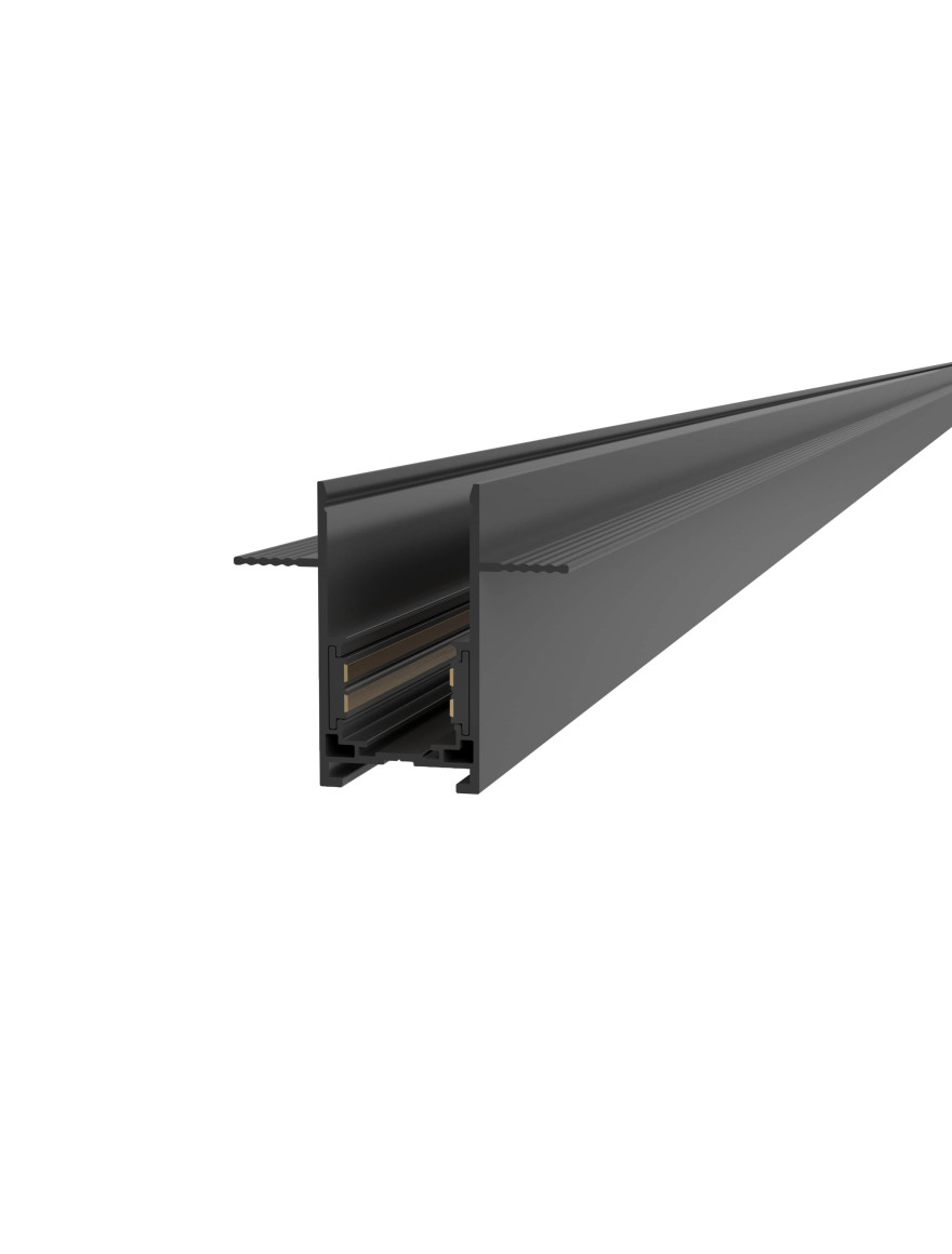 Șină Magnetică încorporată S20 2m W70*H49mm neagră