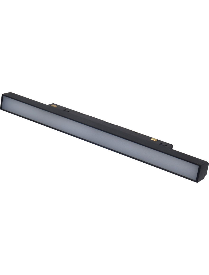 Corp de illum. liniar pentru șină magnetică S20 10W 48v 4000K NEGRU