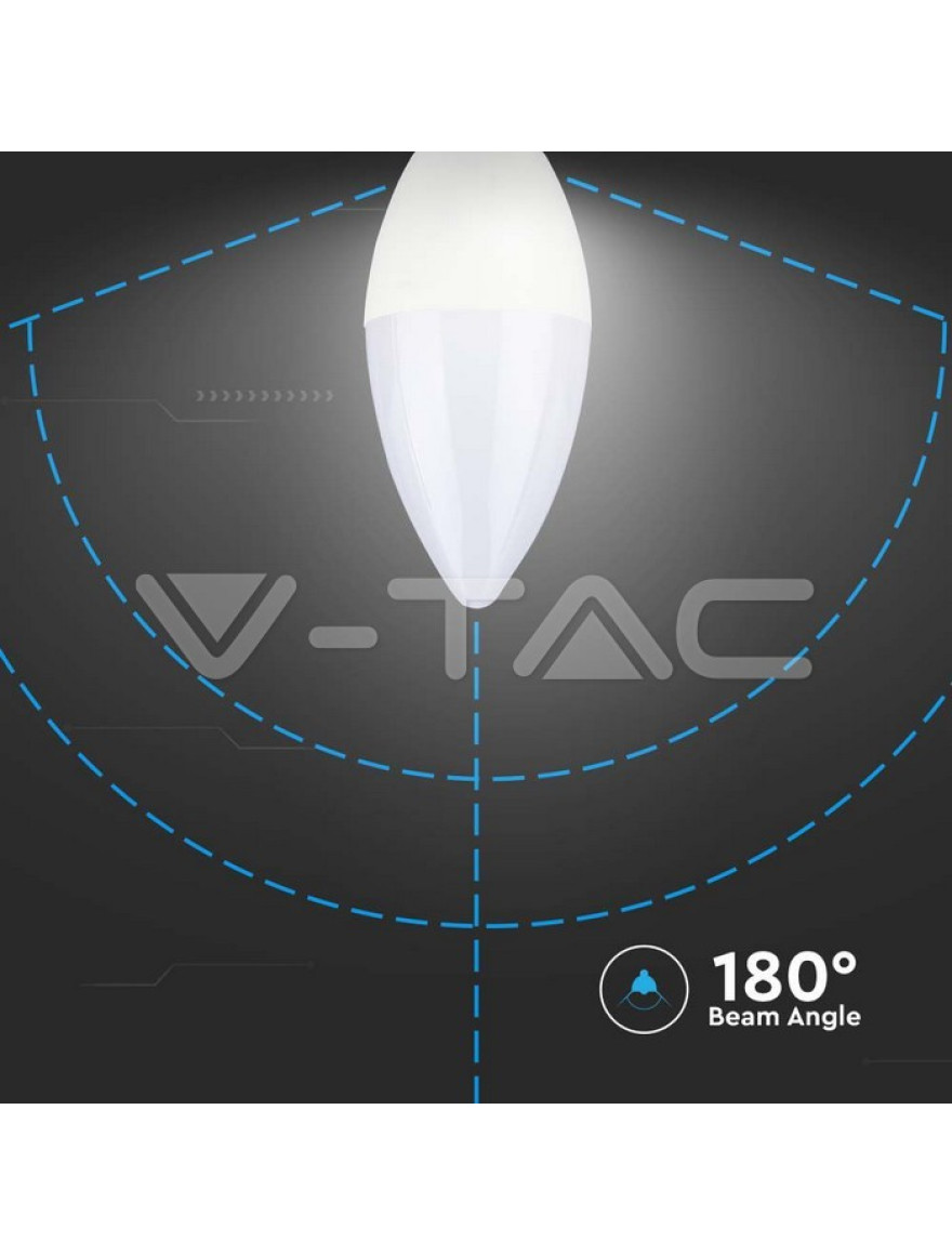 * Bec LED C37 4.5W E14 3000K 470lm Samsung (chip) V-TAC