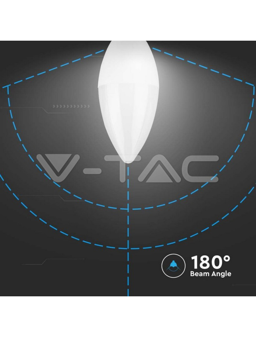 * Bec LED C37 4.5W E14 6500K 470lm Samsung (chip) V-TAC
