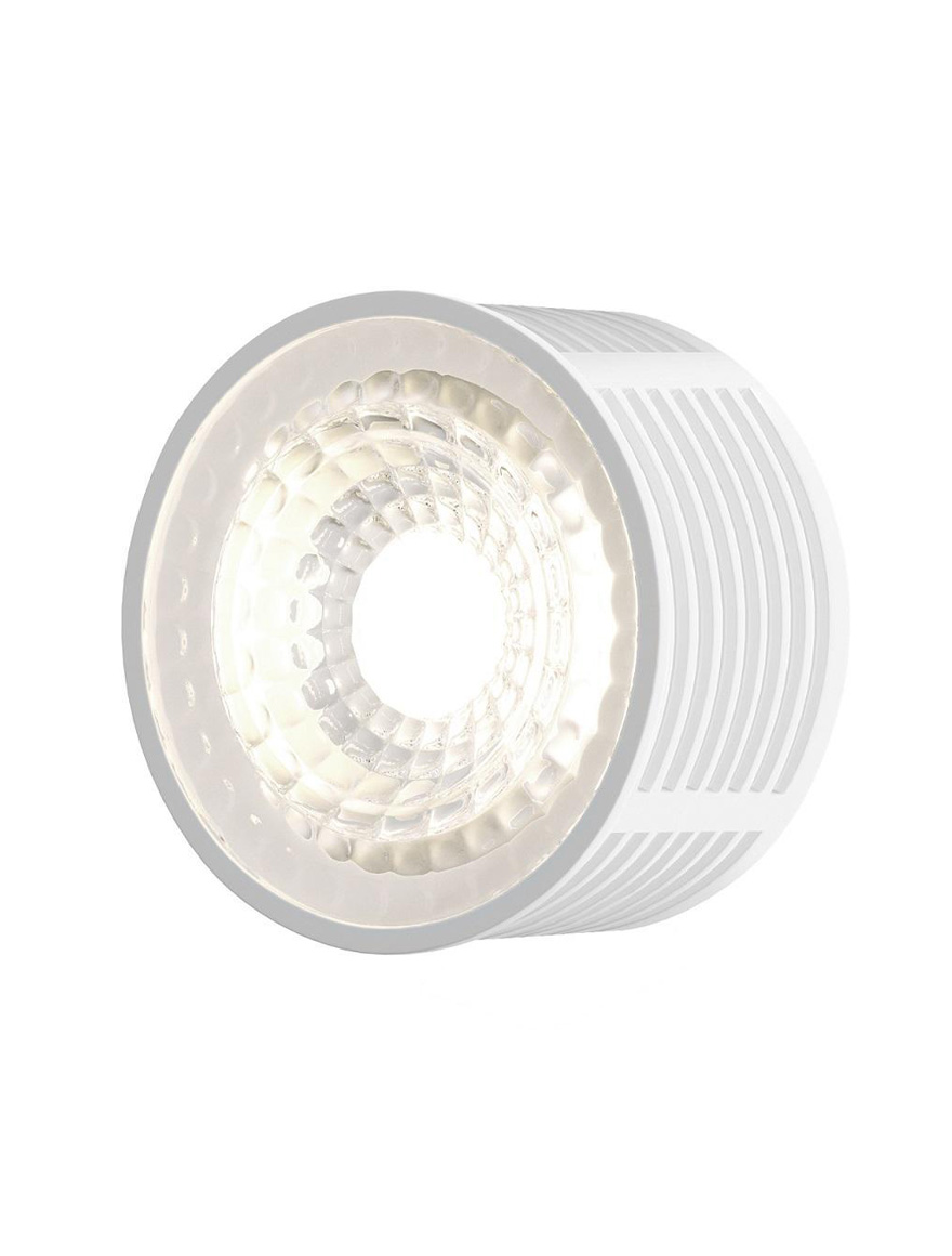 Тонкая светодиодная лампа SLIM 3000K с керамическим корпусом DK/EU-3000-7W