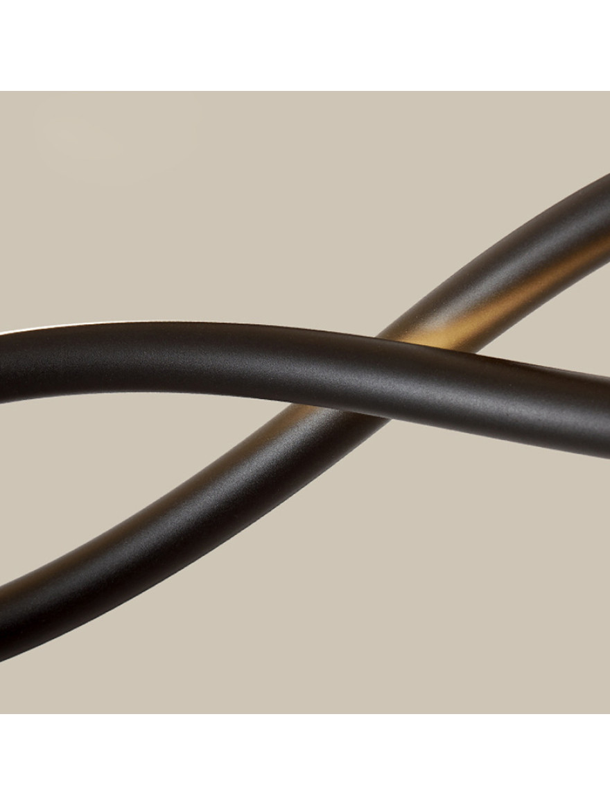 Lustră Led 60W 4000K D600 black DL 10535P Luminaled