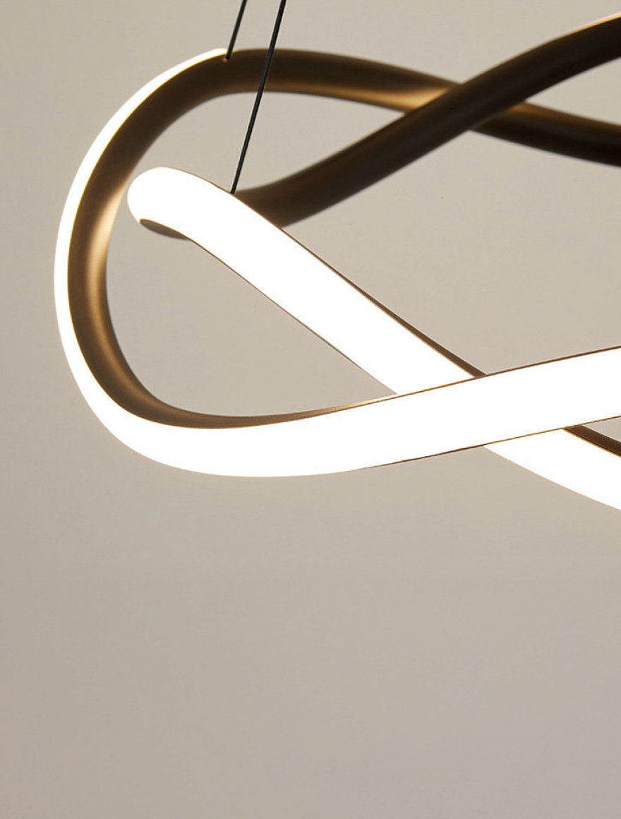 Lustră Led 60W 4000K D600 black DL 10535P Luminaled