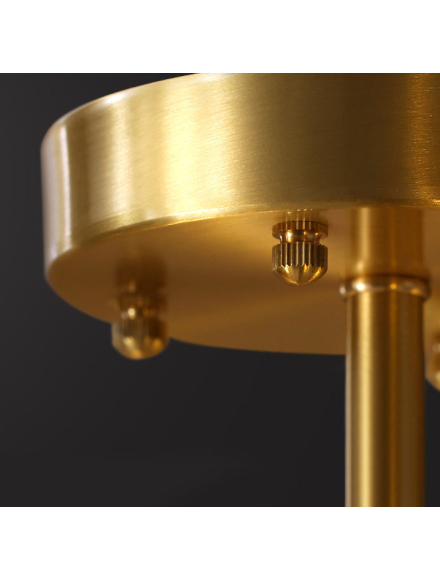 Lustră 9*G9 D800 brass+clear DL 8145P Luminaled