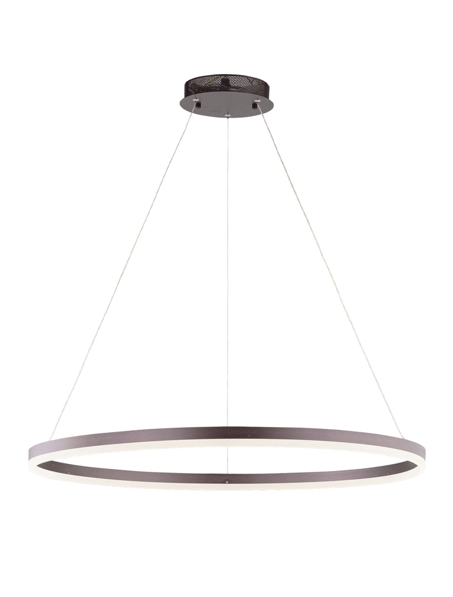 * Lustră LED 30W 4000K D600 brushed coffee DL D6301P Luminaled
