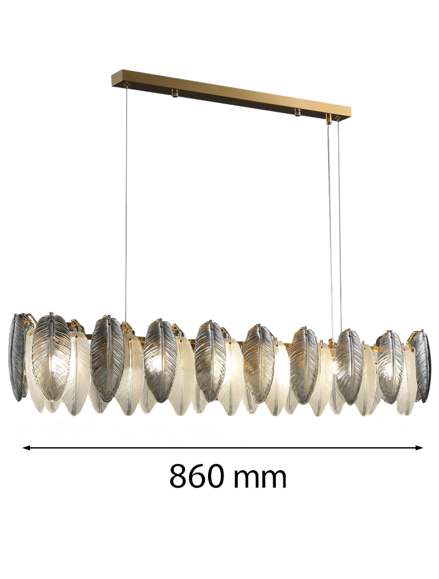 Lustră 5*E14 L860 white+smoky DL 10618P Luminaled