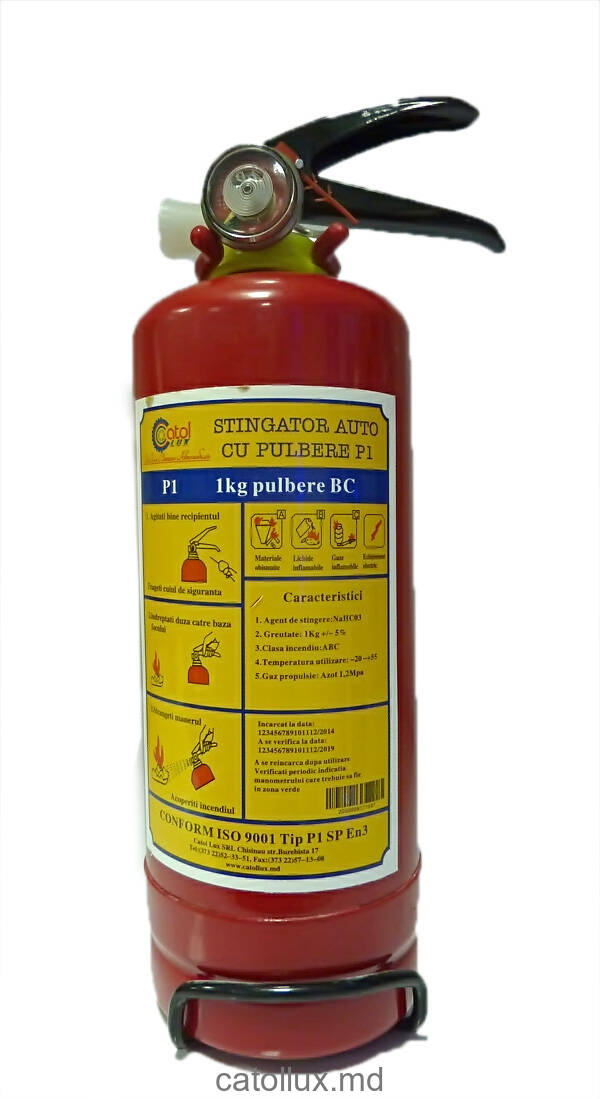 Stingător de incendiu p/auto 1kg Catol