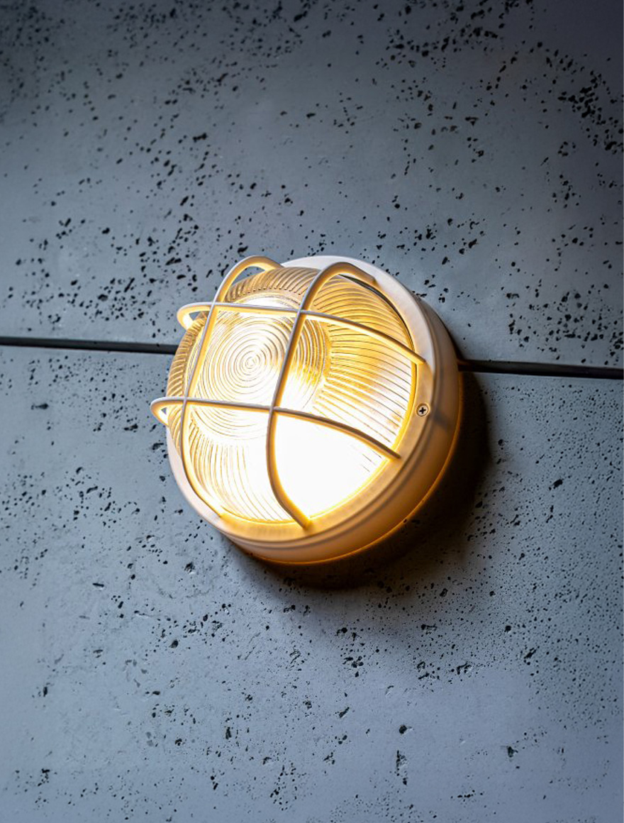 Corp de iluminat IBIZA max40W E27 IP44 alb GTV