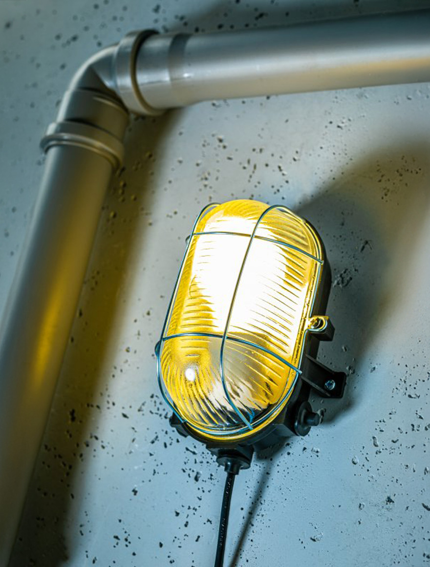 Corp de iluminat SANGUESA KAM max40W E27 IP44 negru GTV