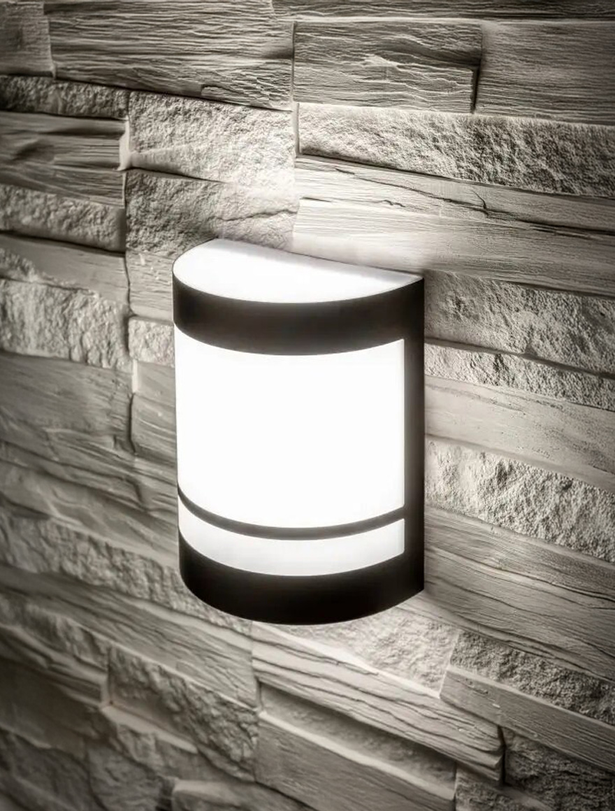 Corp de iluminare pentru fațade ESO 1xE27 IP54 negru GTV