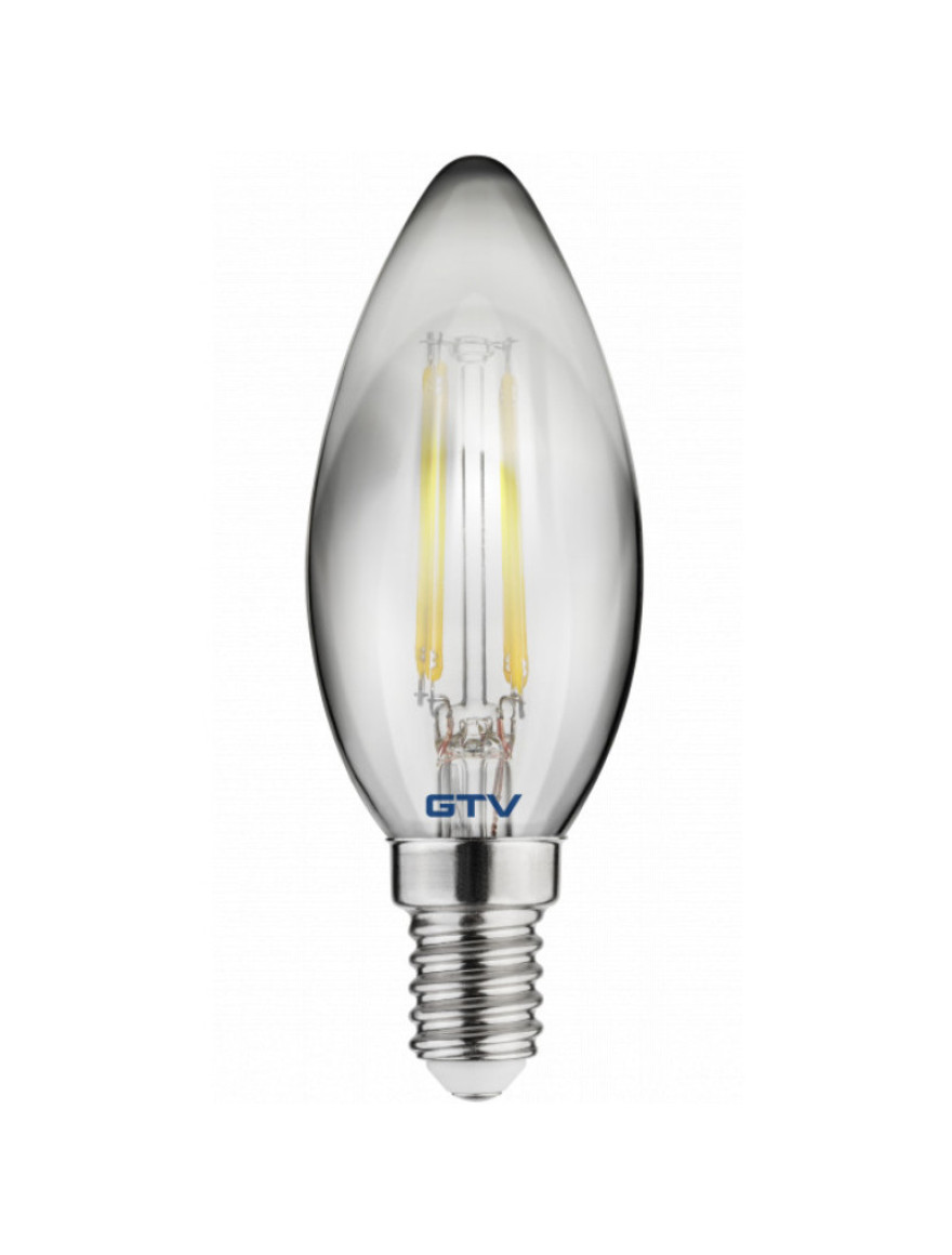 Bec Led Filament smoked C35 4W 200Lm 1800K E14 GTV