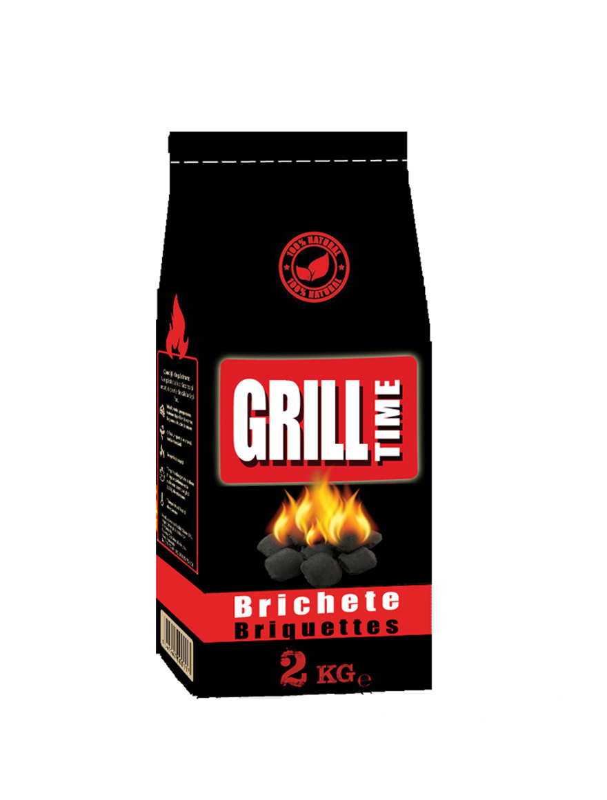 Древесноугольные брикеты 2 кг GrillTime