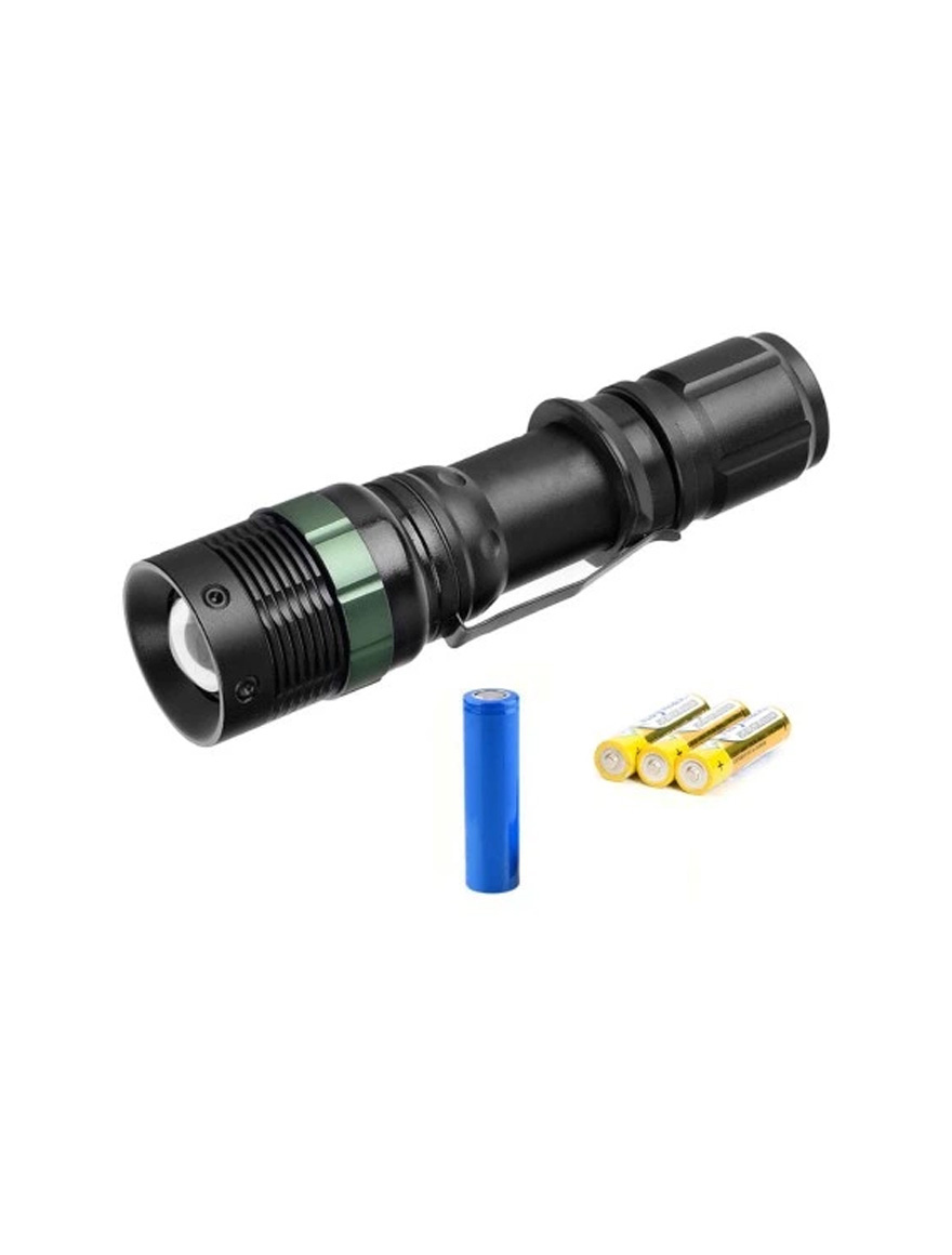 * Lanternă LED zoom cu acumulator + АААх3 Luminaled