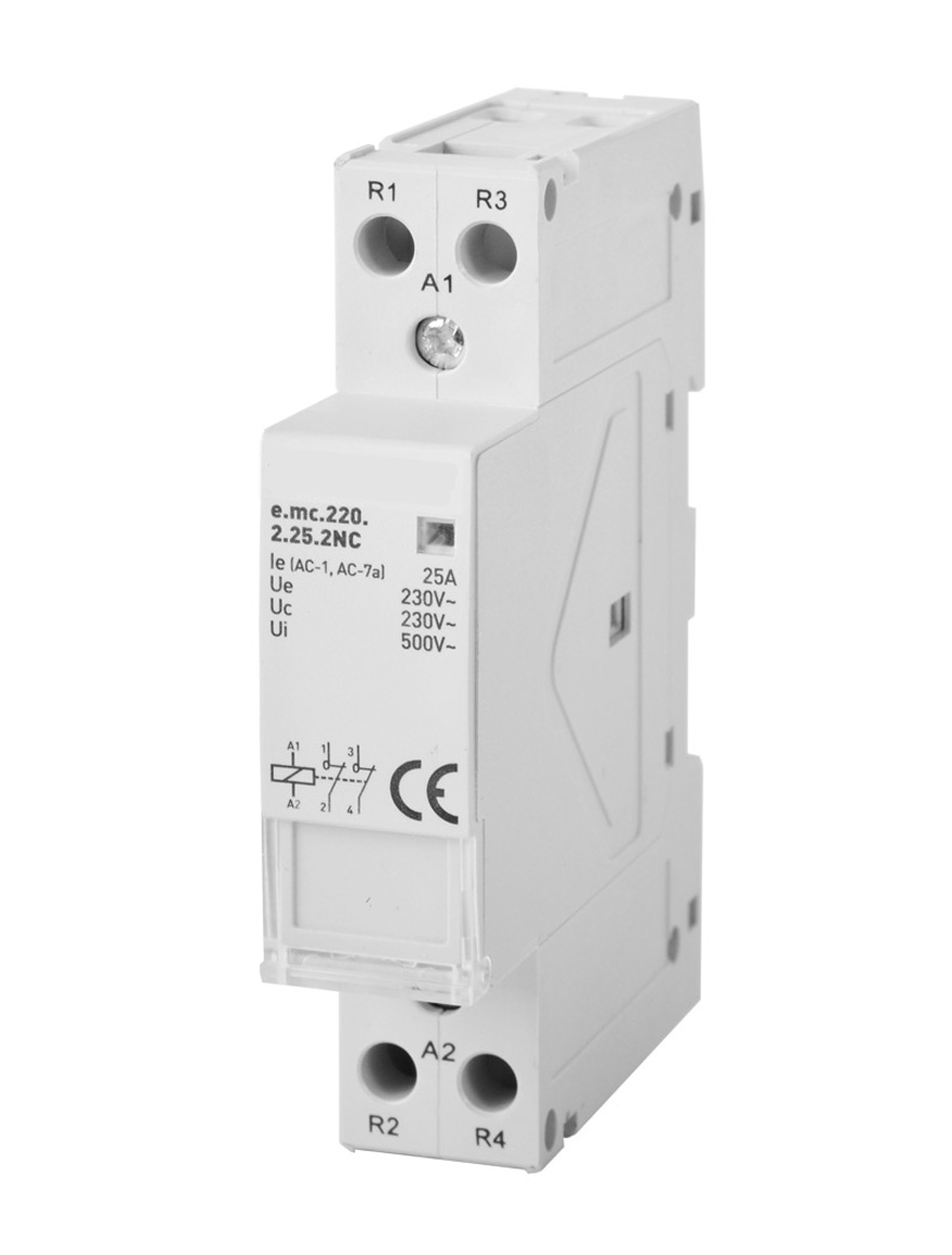 Contactor modular  e.mc.220.2.25.2NC, 2р, 25А, 2NC, 220V