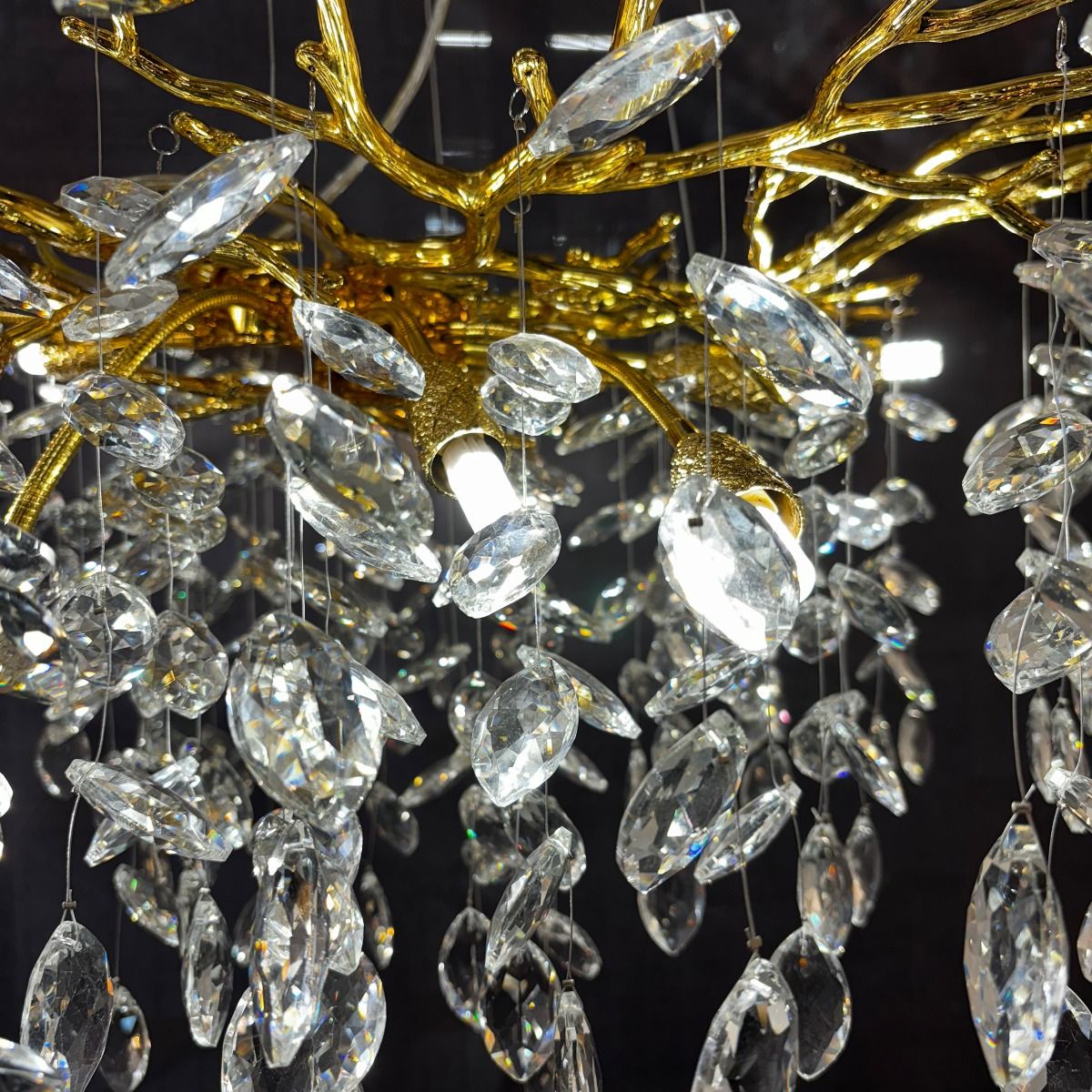 Lustră MD4115-1-EGN CINDY 10xG9 max 40W aur ZUMALINE